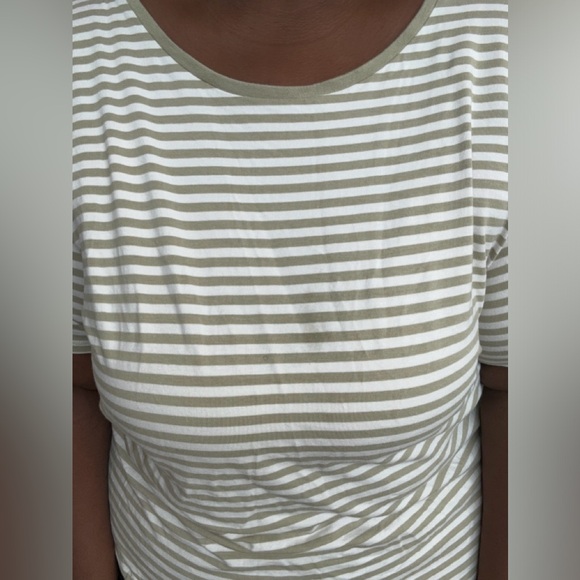 Universal Standard Green & White Striped Shirt – Size 2XL (30W/32W) - Picture 4 of 4